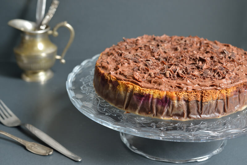 Gateau Magique Chocolat Mures Safrangourmand Fr Gateau Magique Chocolat Mures Safrangourmand Fr